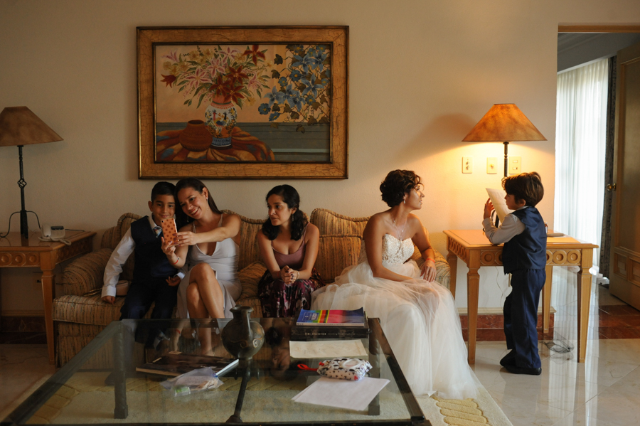 Selfie con la tia en la boda